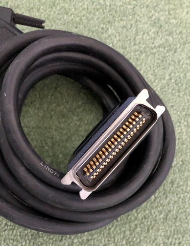 25-Pin D-Sub Male to 36-Pin Centronics Male Parallel Printer Lead 3m Black Lindy - Photo 2/4