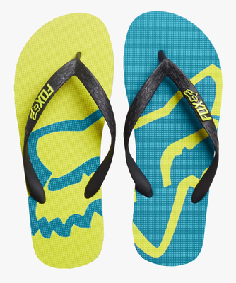 mens yellow flip flops