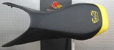 BOMBARDIER  CAN AM DS650 DS 650 BLACK yellow GRIPPER seat cover