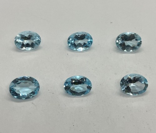 Topaze Bleue Naturelle Du Brésil – 33,42 Carats – Taille Ovale Excellente – Neuf Avec étiquettes