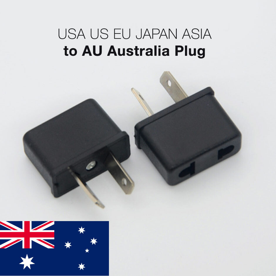 3 PCS US USA EU EURO ASIA to AU AUS AUST AUSTRALIAN POWER PLUGs TRAVEL ...