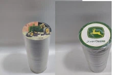 John Deere Coasters 200-Pcs Round 3.5" Absorbent Cardboard Farm Dog Tractor Logo