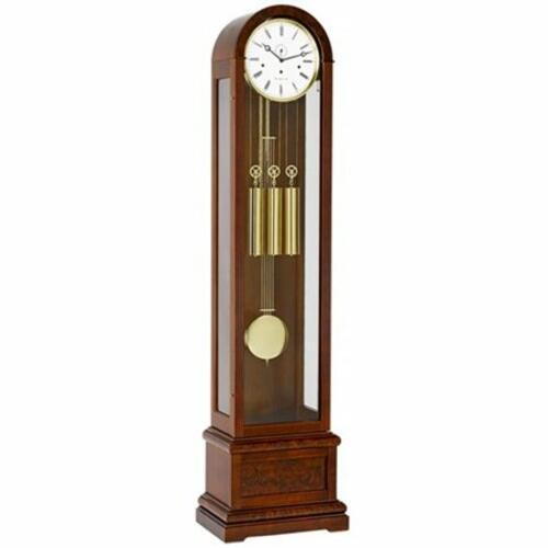 Hermle 01087030461 Charlotte Round Top Floor Clock - Walnut