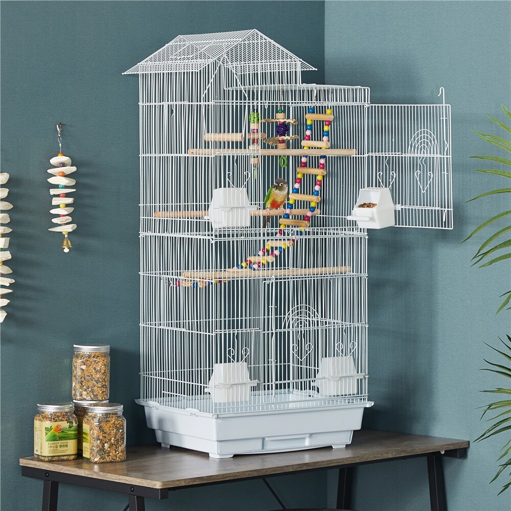 Rattan Bird Parrot Swing Bird Cage Toys Cockatiel Budgie Birds Parrots ...