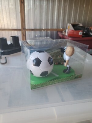 Soccer Themed Scotch Brand Magic Tape Dispener Unused In Box 2013 Free Ship U.s.