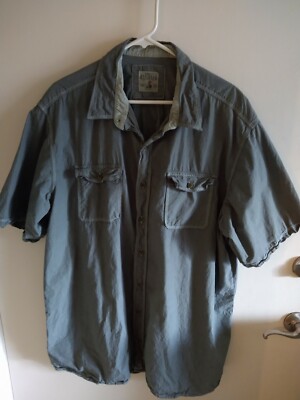 RedHead Shirt Men's XXL T Gray Button Down Short Sleeve Outdoor Hunting Camping 