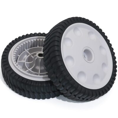 CheeMuii 734-04018 Lawn Mower Wheel 2Pcs 8'' Push Mower Front Drive Wheel Replace