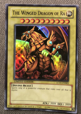 The Winged Dragon of Ra LC01-EN003 Ultra Rare Limited