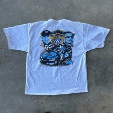 Vtg Y2K mark Martin nascar viagra promo racing Tshirt size XXL Fotl graphic