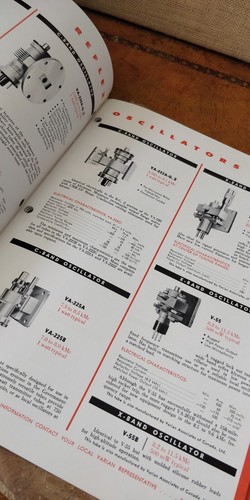 1950's Varian Associates ~ Catalog ~ Oscillators & More ~ 36 pages - 第 8/12 張圖片