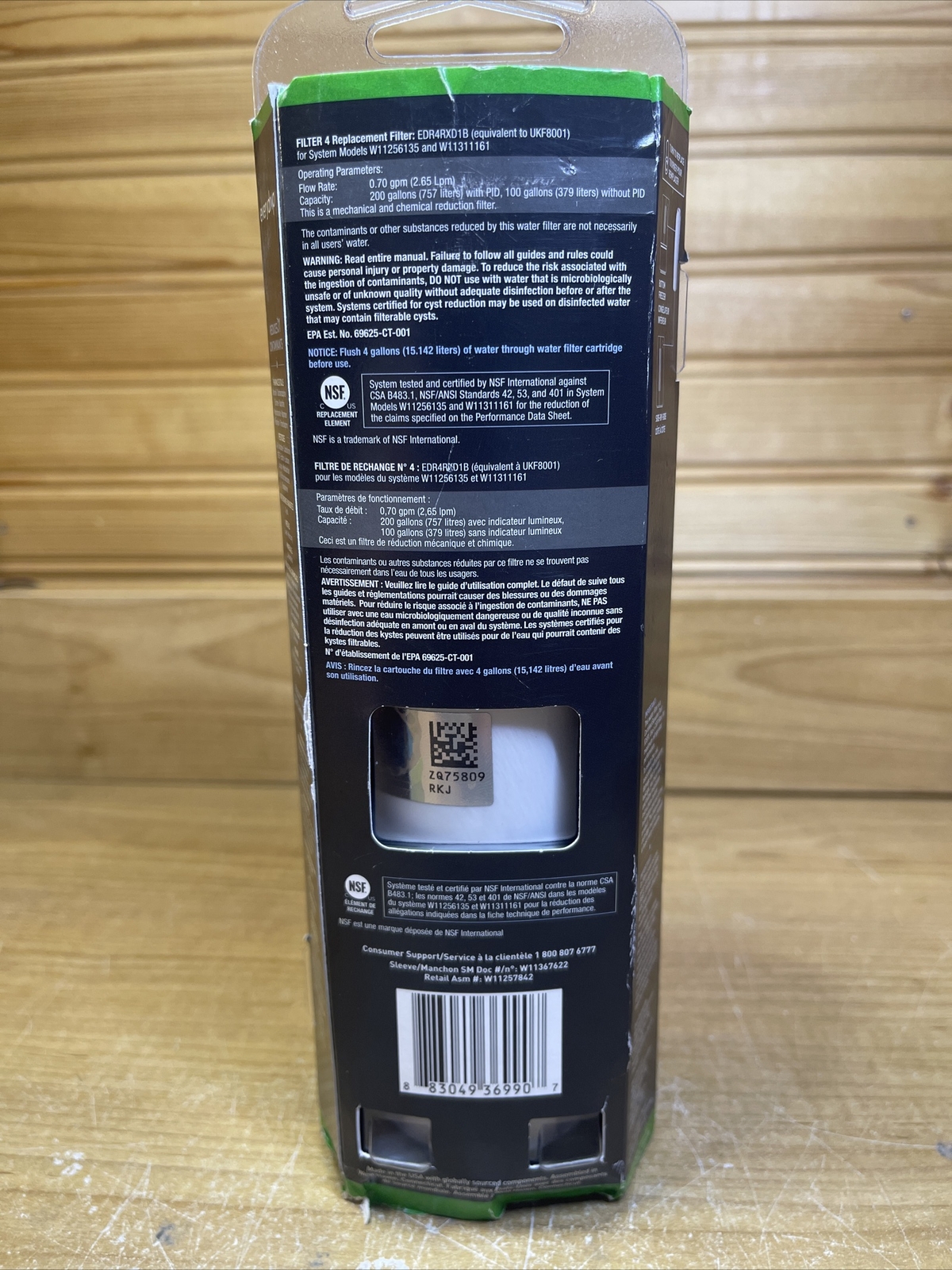 EveryDrop Premium Refrigerator Water Filter Replacement (EDR4RXD1B) New Sealed eBay