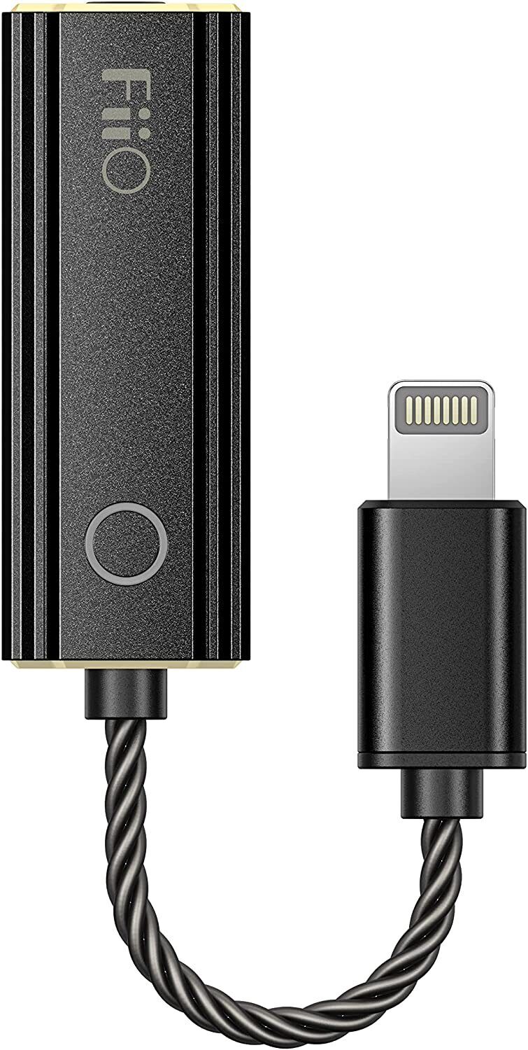 FiiO JadeAudio KA1 Hi-Res Tiny Headphone & USB/DAC Amps ( Black, Lightning Ver.)