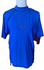 Women's Mid Sleeve Swim/Sun Shirt Rash Guard Size 2XL Hibiscus Pattern Rare Find