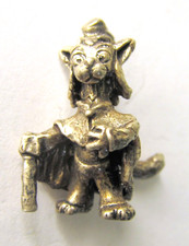 Walt Disney's GIDEON Sterling Silver 1940's solid cast figural charm mint