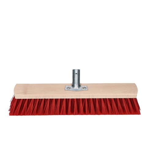 16" Heavy Duty Broom Head Indoor Outdoor Patio Brush Hard Bristle Handle Bracket - Picture 12 of 36
