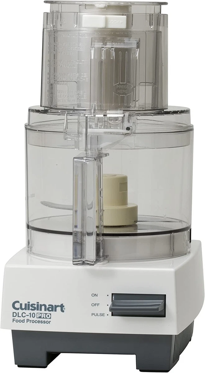 Cuisinart DLC-10PRO 1.9L Super Pro Food Processor Set Clear White