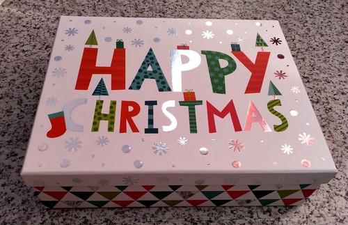Large Solid Strong Sturdy Gift Box + Lid. Weddings Xmas Birthday. Craft Storage. - Picture 27 of 56