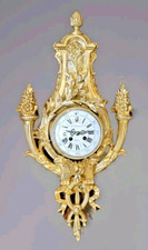 Gorgeous 19C French Gilt Bronze Wall Clock Paul Sormani