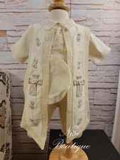 Baby Boy Christening Outfit, Ivory, Blessing or Baptism Traje, Modelo Espa ol