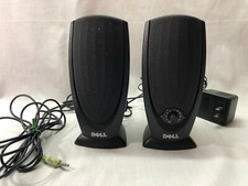 Dell A215 Stereo Multimedia Phone MP3 PC Computer Speakers/ Tested and Working,