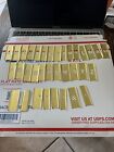 C.H. Hanson Reusable 36Wm22 Stencils 34 Piece Single Letter Sets, Brass, 1/2 in