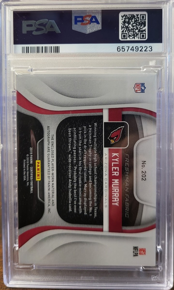 2019 Panini Certified - Freshman Fabric Signatures Kyler Murray