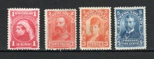 Canada - Terre-Neuve 1897-1918 Valeurs Jusqu'à 5c MLH
