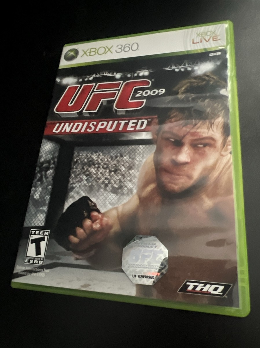 UFC 2009 Undisputed Microsoft Xbox 360 Video Game Tested No Manual