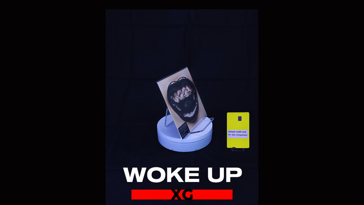 XG [WOKE UP] 5th Single Album CD+Lyric Paper+2 Logo Sticker+Pre