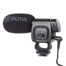 BOYA Compact Cardioid Direction Condenser Microphone TRS TRRS Audio 3.5mm Cable