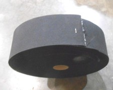 WOVEN POLY-ELASTIC WEBBING 3" W x 50 Yd BLACK 160-B5 