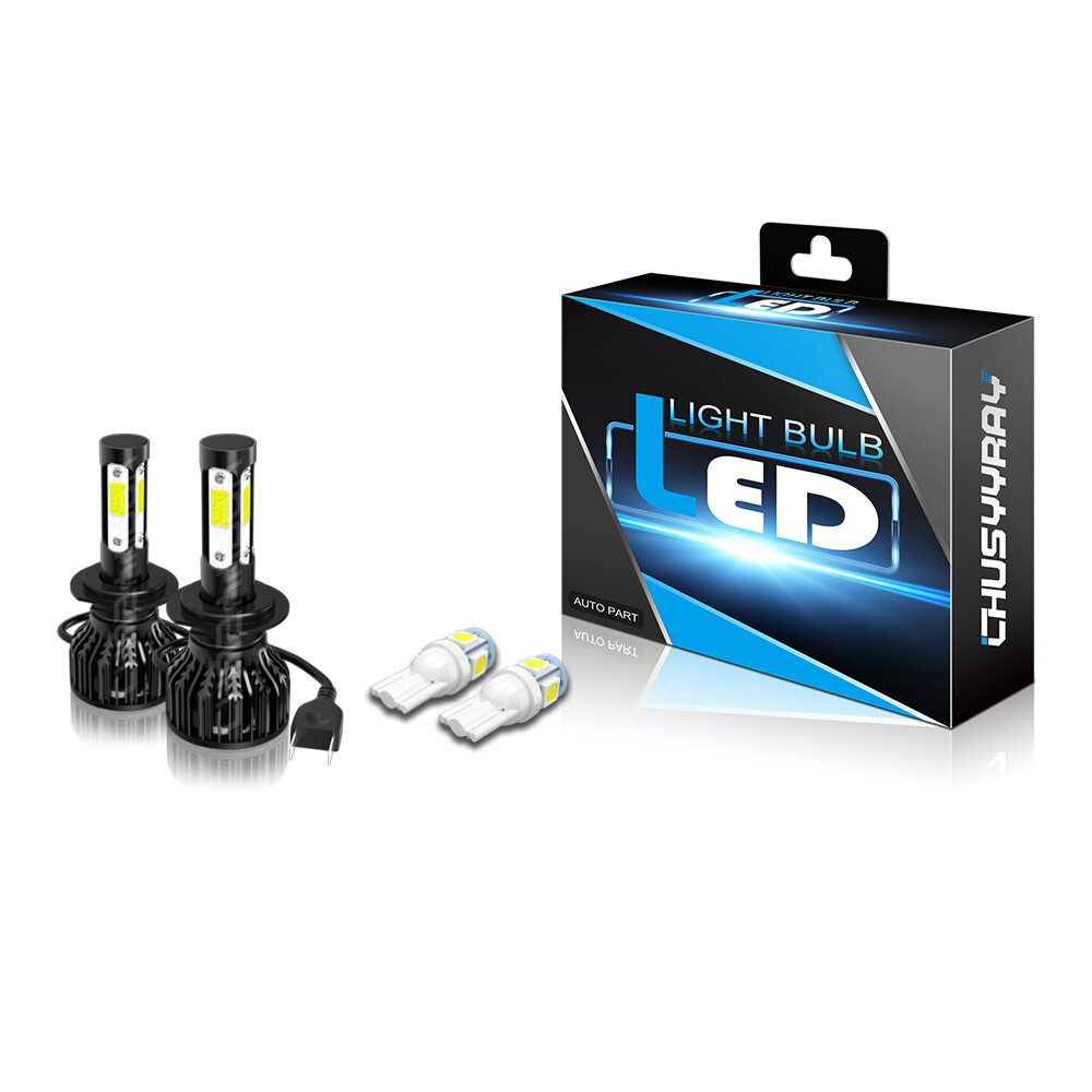 FOR Mercedes Sprinter Headlight Bulbs 200621 White LED Light Bulbs Kit