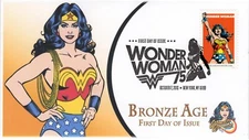 AO- 5150-4, 2016, Wonder Woman,  Add-on Cover, First Day Cover, Pictorial Postma