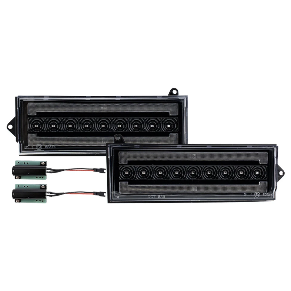 For 1984-1996 Jeep Cherokee XJ LED Front Corner Turn Signal DRL Parking Light Foto 2 de 4