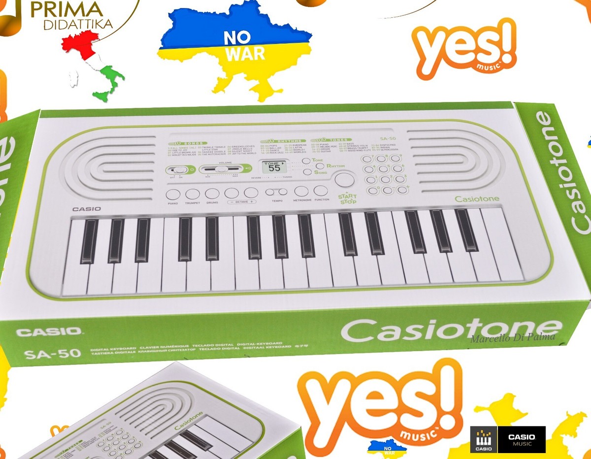 Tastiera Mini Casio SA-50 32 Tasti - Portatile Per Bambini, 100 Timbri, 50 Ritmi, Con Borsa - Foto 9