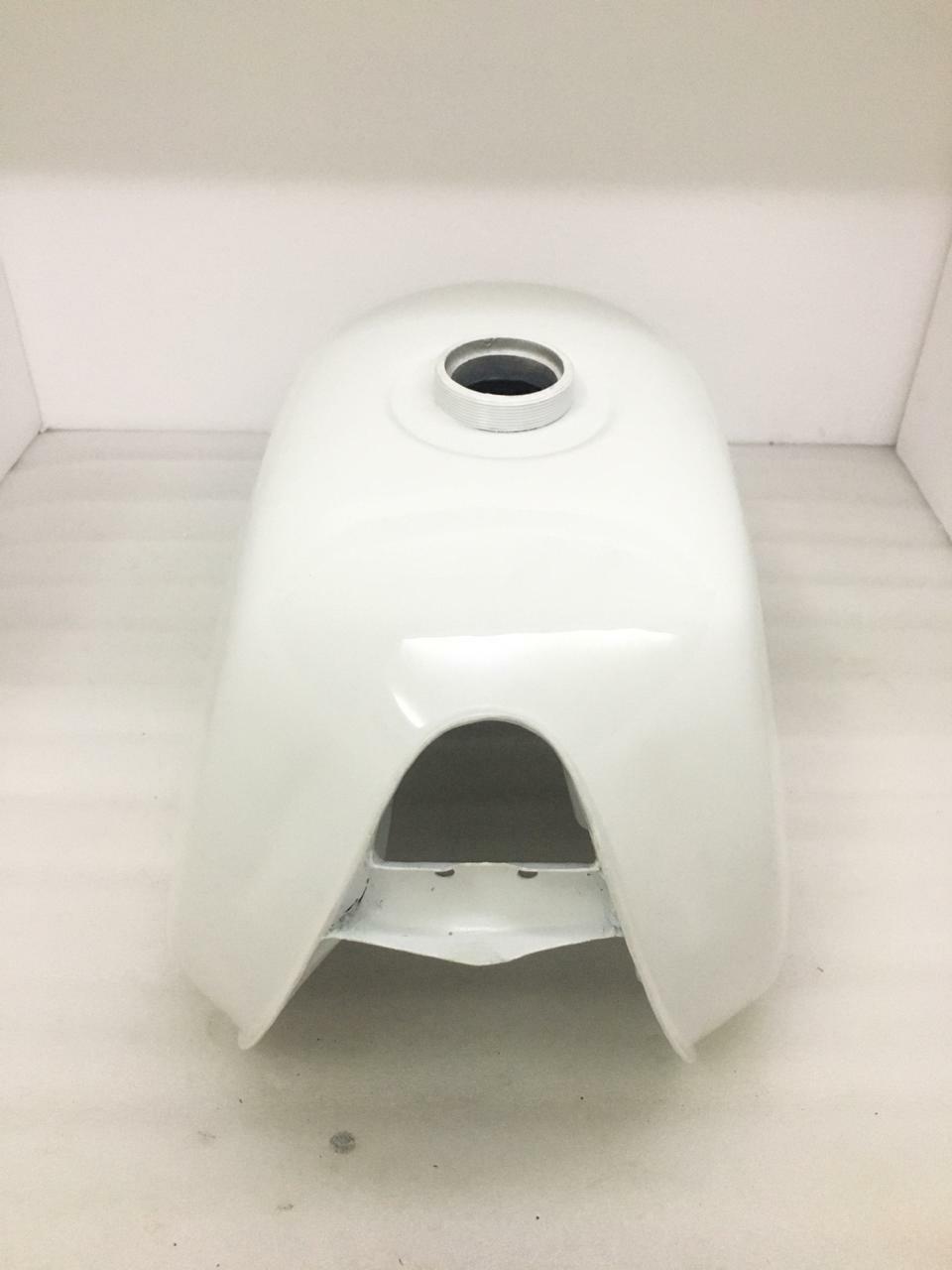 BMW R100 RT RS R90 R80 R75 WHITE PAINTED STEEL PETROL TANK WITH CAP ...