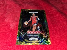 2024 WNBA MONOPOLY PRIZM #38 BRITTNEY SYKES GOLD MILLIONAIRE SHIMMER  156/500