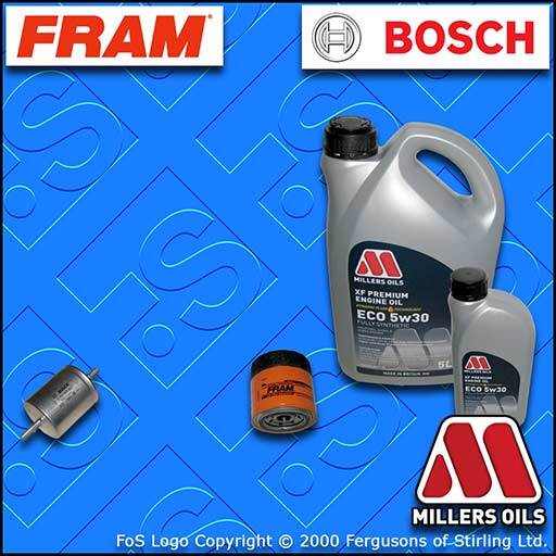 SERVICE KIT for FORD MONDEO MK3 2.5 V6 OIL FUEL FILTERS +OIL (2001-2007)