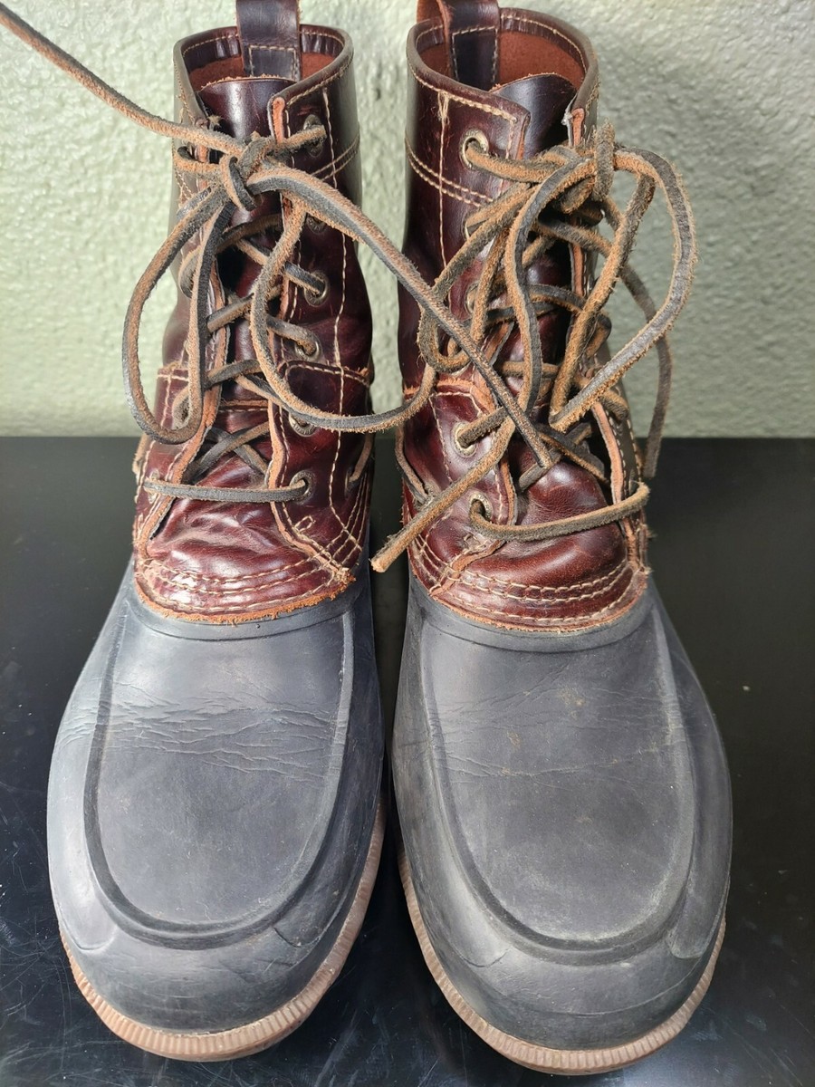 Sperry Men\'s Dark Brown Leather Duck Boots Gloucester Duck Boots Dark Brown | Sperry main image 4