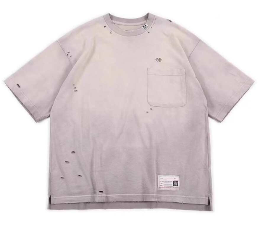 Maison Mihara Yasuhiro Gradient Washed Distressed Short