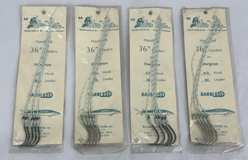 Fish Tales Leader a mano 36" per storione senza spine (lotto di 4) - Foto 1 di 3