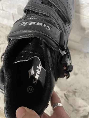 Santic WMS17004G scarpa da ciclismo mimetica frassino uomo US 10,5-- NO PEDDLE HARDWARES - Foto 5 di 7