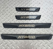 For Toyota Camry Hybrid Accessories Black 4pcs 2023 Car Door Scuff Sill Cover