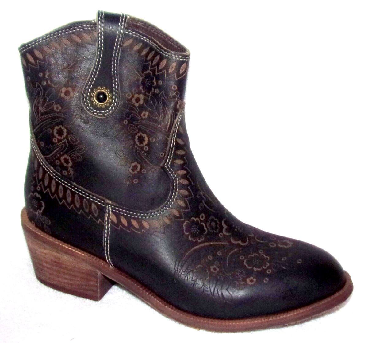 (取寄) ラルティストバイスプリングステップ レディース ギャロップ L'Artiste by Spring Step women L'Artiste by Spring Step Galop Black NEW L'ARTISTE BY SPRING STEP GALOP BLACK LEATHER PATTERNED WESTERN