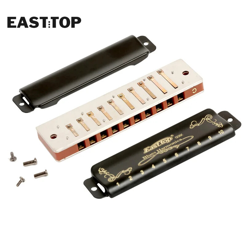 East Top Armonica Diatonic Blues Armonica Chiave Di Paddy C 10 Fori 20