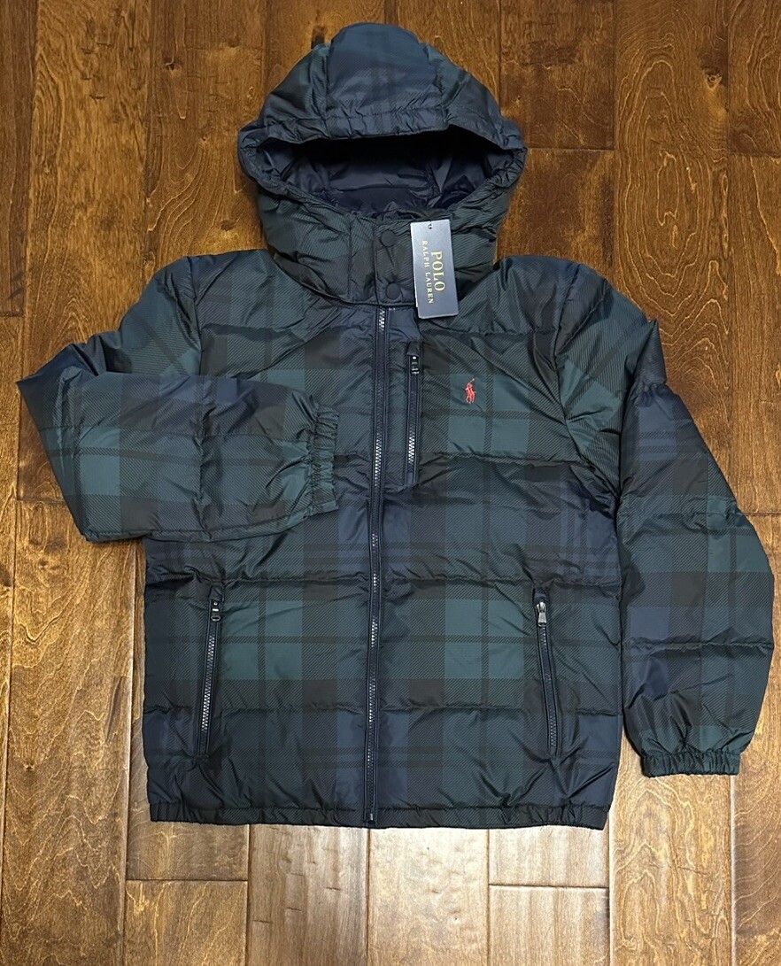 NWT Polo Ralph Lauren Water-Repellent Big Boys Down Jacket Sz L (14-16)