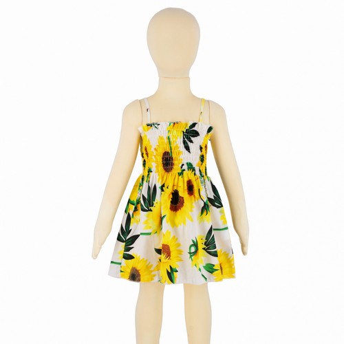 Toddler Kids Baby Girl Floral Animal Pleated Dress Casual Summer Sundress Travel - Picture 2 of 42