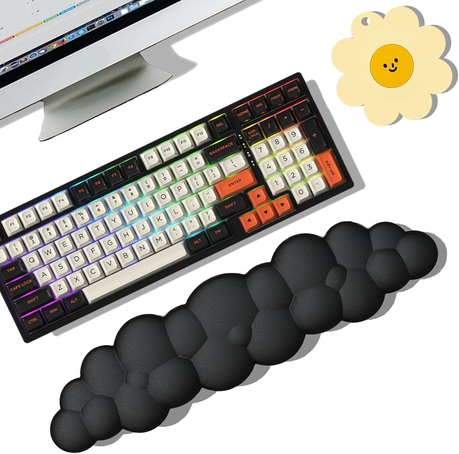 Ergonomic Keyboard Wrist Rest Pad for Effective Pain Relief and Comfort-image