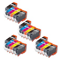 24 PK Premium Ink Set  Gray for Canon Series PGI-225 CLI-226 MG6120 MG6220 8120