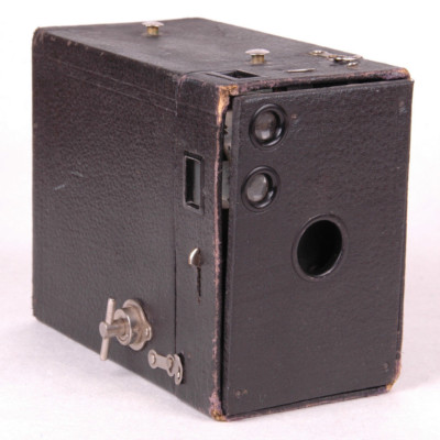 Antique Eastman Kodak Brownie Box Camera Film Model B No 2A -No  Handle-Black